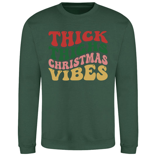 Thick Thighs Xmas  Sweatshirt