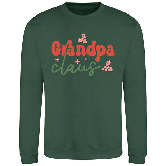 Grandpa Claus Holiday  Sweatshirt