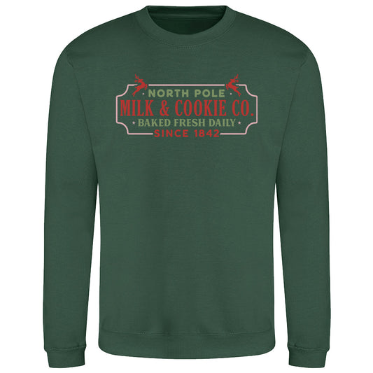 North Pole Milk & Cookie  Sweatshirt