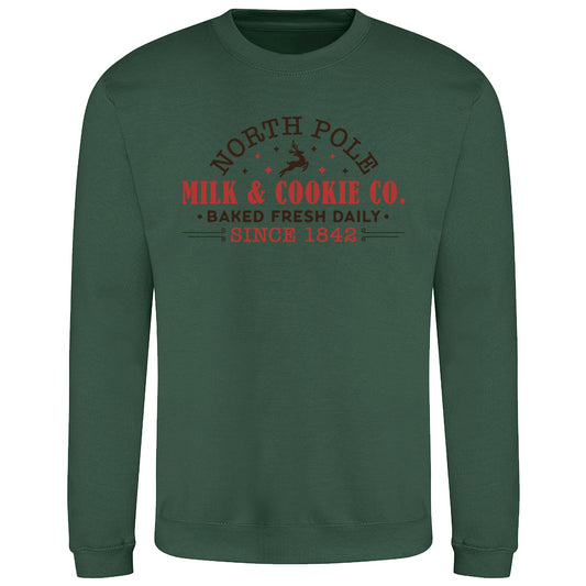North Pole Milk & Cookie  Sweatshirt