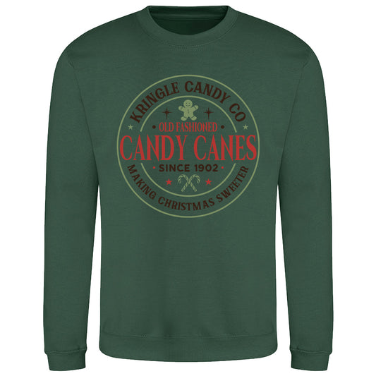Vintage Candy Cane  Sweatshirt