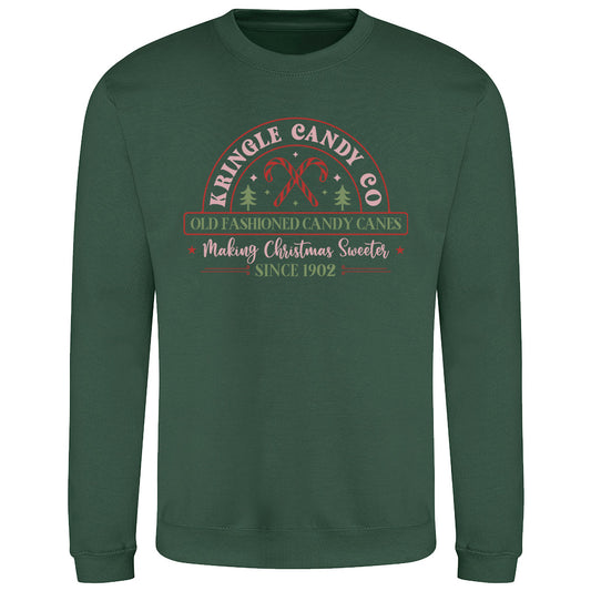 Vintage Candy Cane  Sweatshirt