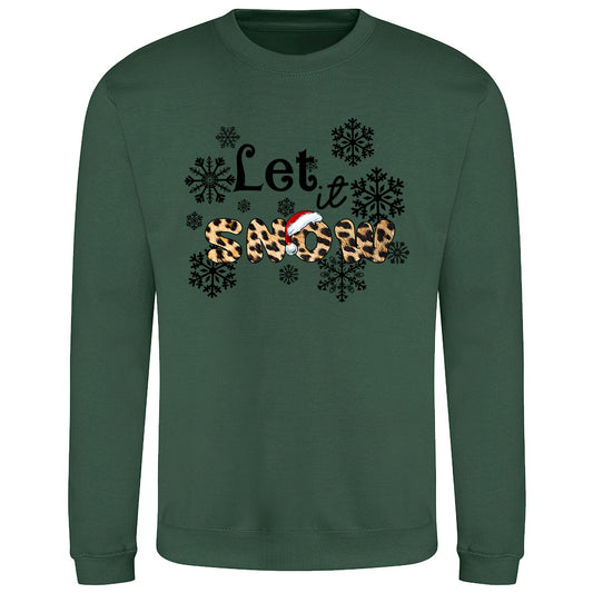 Leopard Snow  Sweatshirt