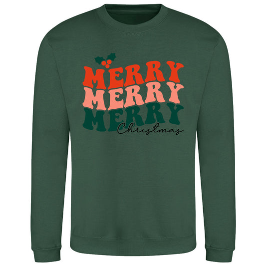 Merry Retro Holiday  Sweatshirt