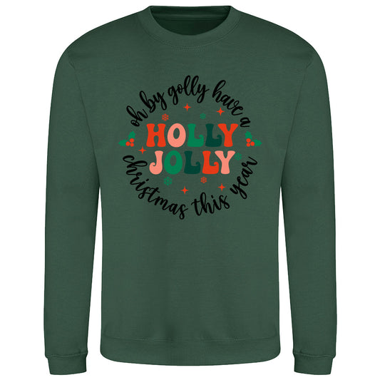 Holly Jolly Festive  Sweatshirt