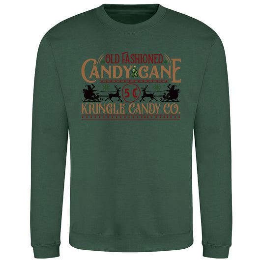 Vintage Candy Cane  Sweatshirt