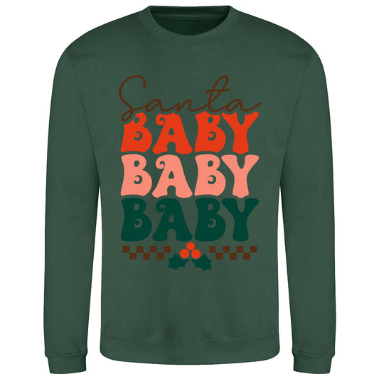 Santa Baby Festive  Sweatshirt