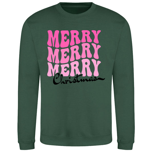 Retro Merry  Sweatshirt