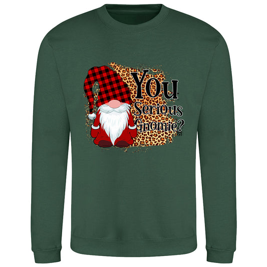 Gnome Fun Leopard  Sweatshirt