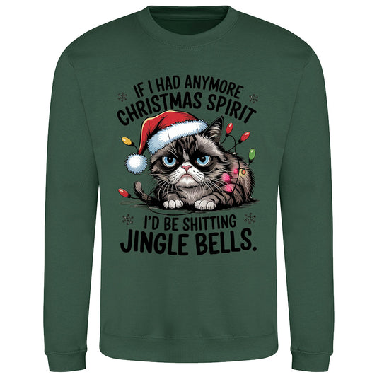 Funny Cat Christmas  Sweatshirt