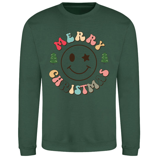 Retro Merry Xmas  Sweatshirt