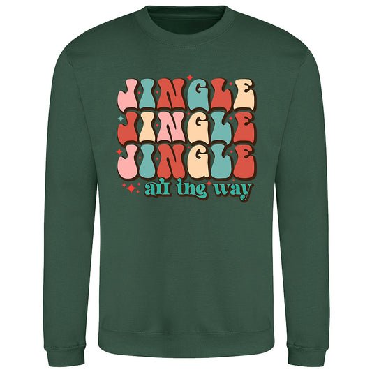 Festive Jingle All The Way  Sweatshirt
