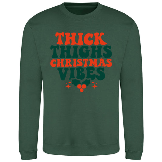 Thick Thighs Xmas  Sweatshirt