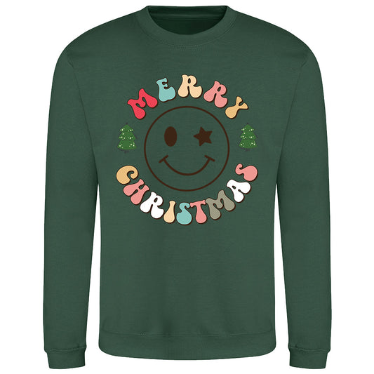 Retro Merry Christmas  Sweatshirt