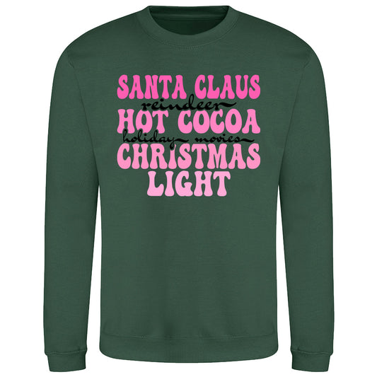 Santa Cocoa Xmas  Sweatshirt