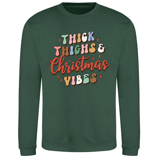 Festive Vibes Christmas  Sweatshirt