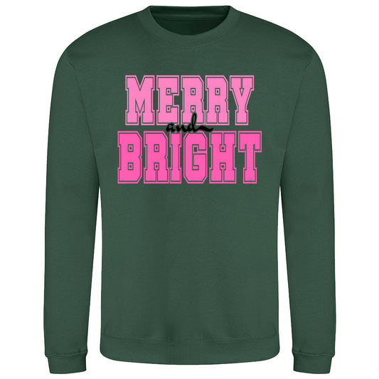 Merry Bright Holiday  Sweatshirt