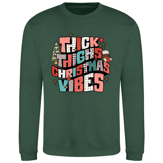 Thick Thighs Xmas  Sweatshirt