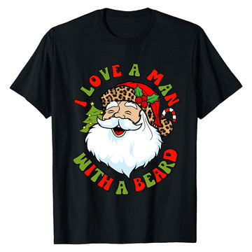 Bearded Santa Xmas  T-Shirt