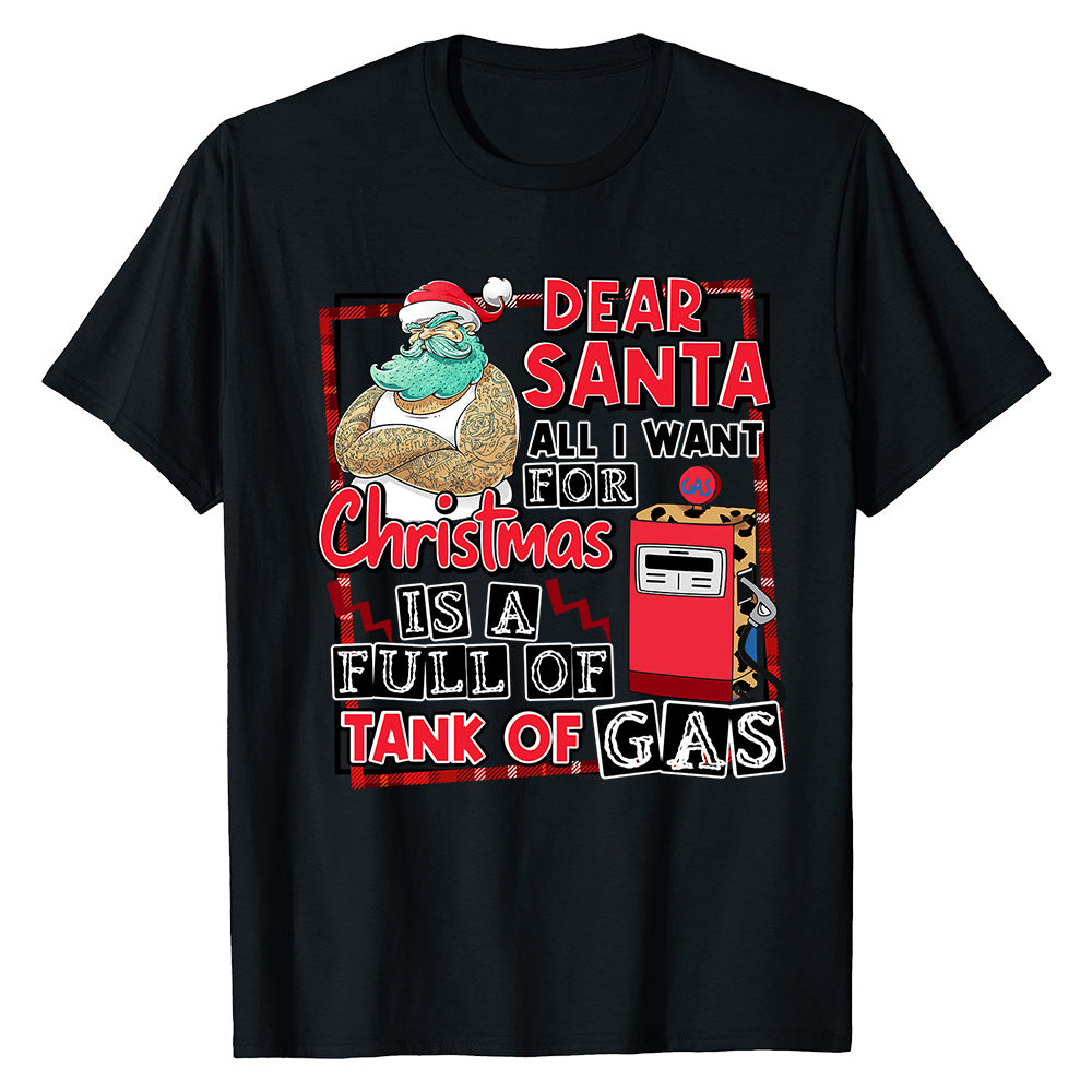 Santa's Christmas Tank  T-Shirt