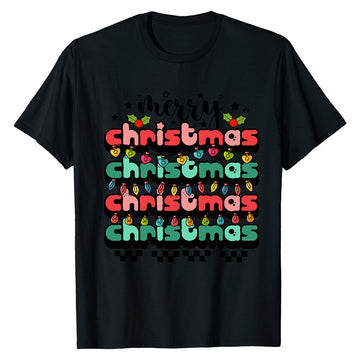Festive Christmas Lights  T-Shirt