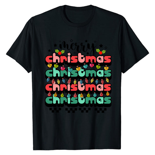 Festive Christmas Lights  T-Shirt