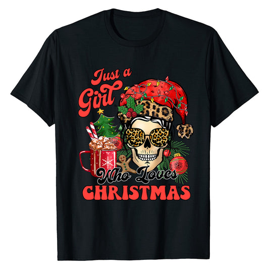 Just a Girl Holiday  T-Shirt