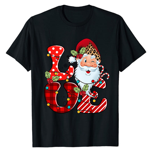 Santa Love Christmas  T-Shirt