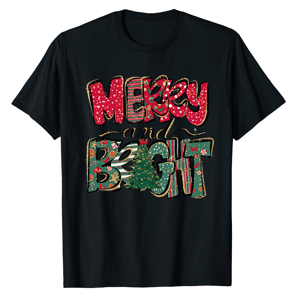 Merry & Bright Christmas  T-Shirt