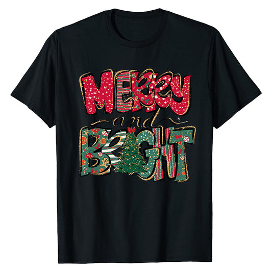 Merry & Bright Christmas  T-Shirt