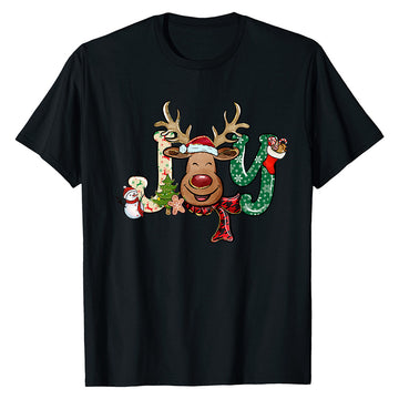 Festive Joy Reindeer Shirt T-Shirt