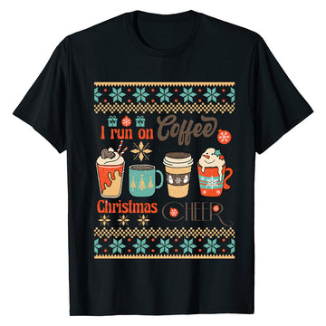Christmas Coffee Cheer  T-Shirt