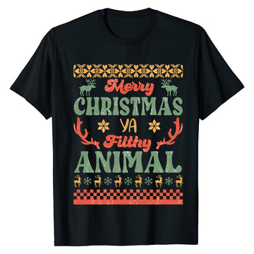 Merry Christmas Filthy Animal  T-Shirt