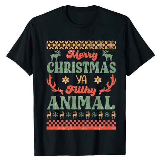 Merry Christmas Filthy Animal  T-Shirt