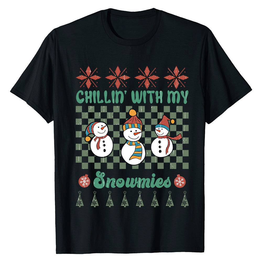 Chillin' Snowmies  T-Shirt