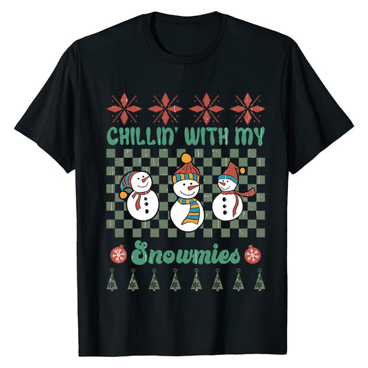 Chillin' Snowmies  T-Shirt