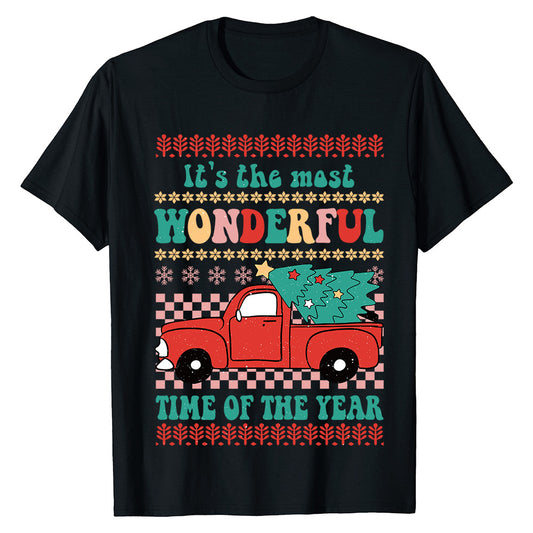 Festive Truck Christmas  T-Shirt