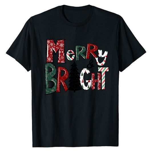Merry & Bright Holiday  T-Shirt
