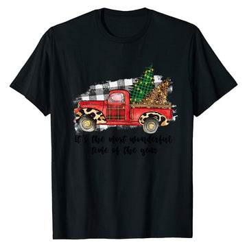 Vintage Holiday Truck  T-Shirt