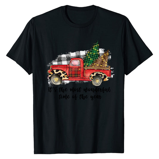 Vintage Holiday Truck  T-Shirt