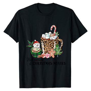 Festive Leopard   T-Shirt