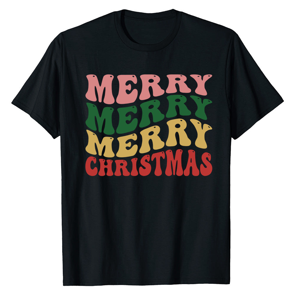 Retro Merry Christmas Shirt T-Shirt
