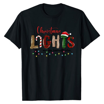 Festive Christmas Lights  T-Shirt