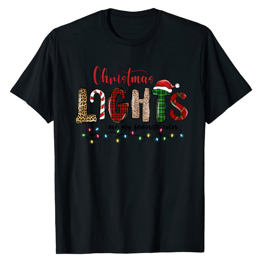 Festive Christmas Lights  T-Shirt