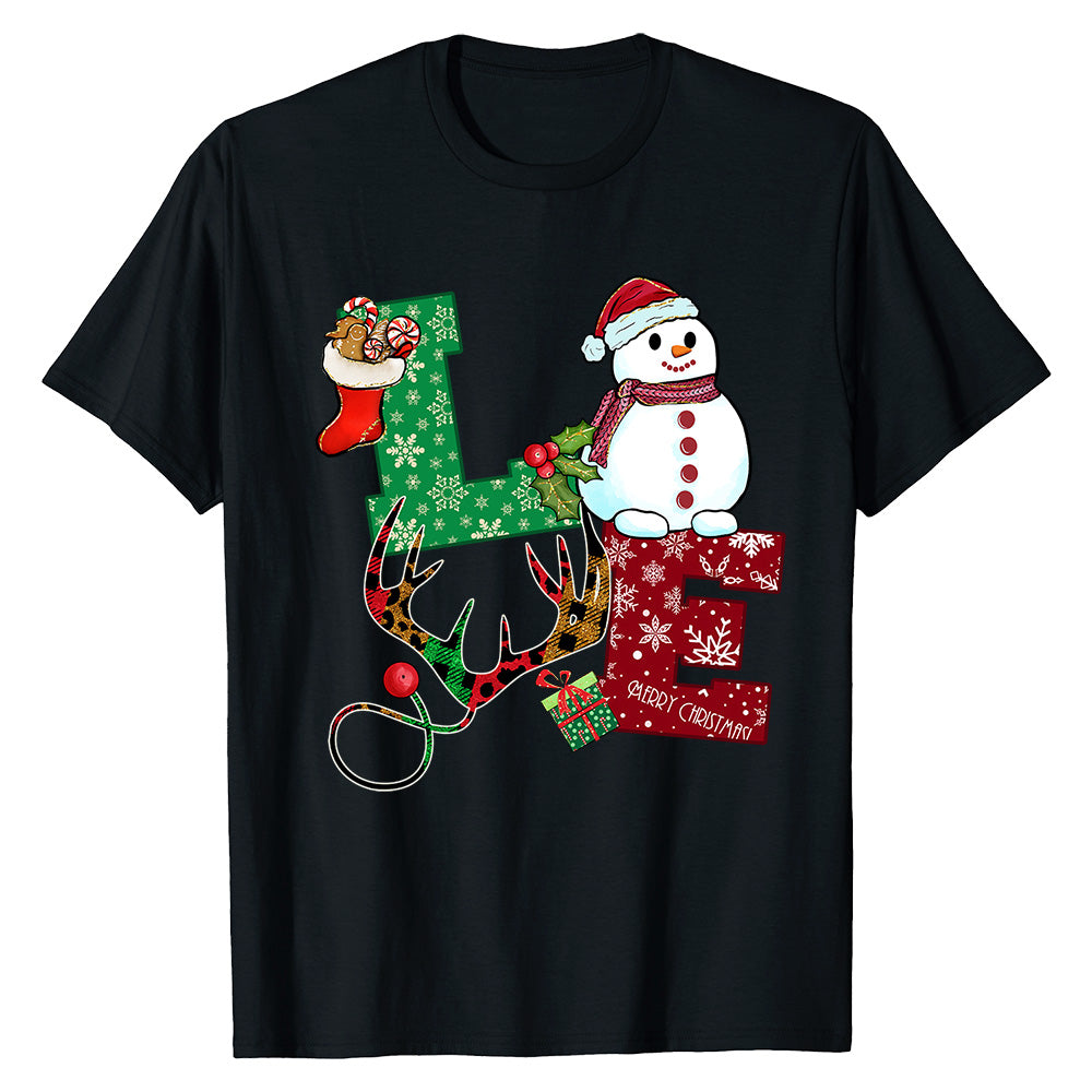 Festive LOVE Christmas  T-Shirt
