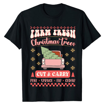 Farm Fresh Xmas Truck  T-Shirt