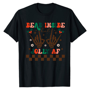 Dead Inside Jolly Christmas  T-Shirt