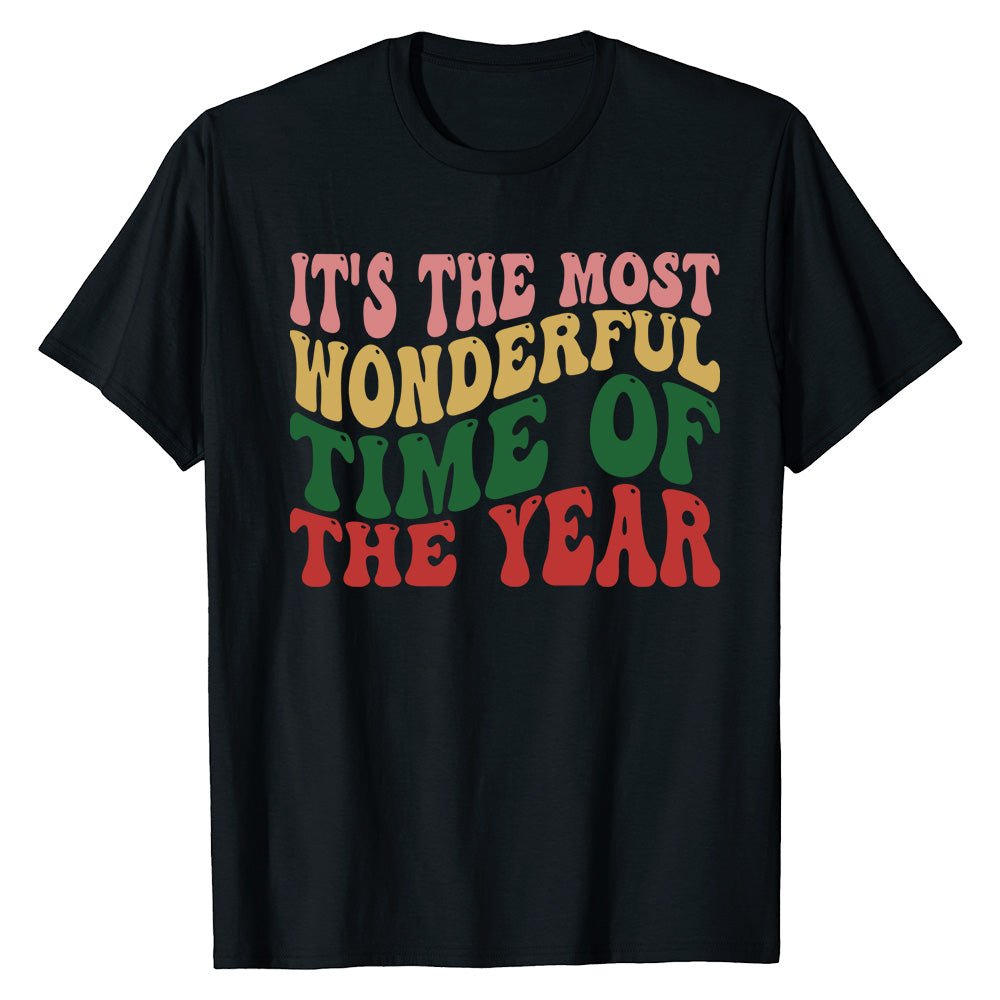 Festive Text Art  T-Shirt
