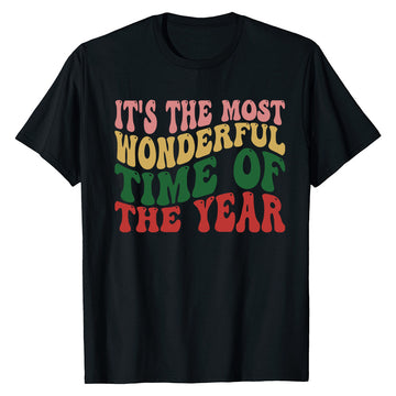Festive Text Art  T-Shirt