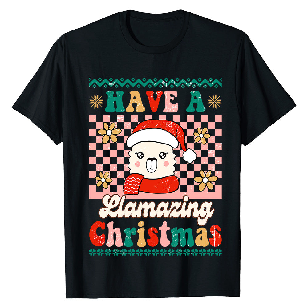 Llamazing Xmas  T-Shirt